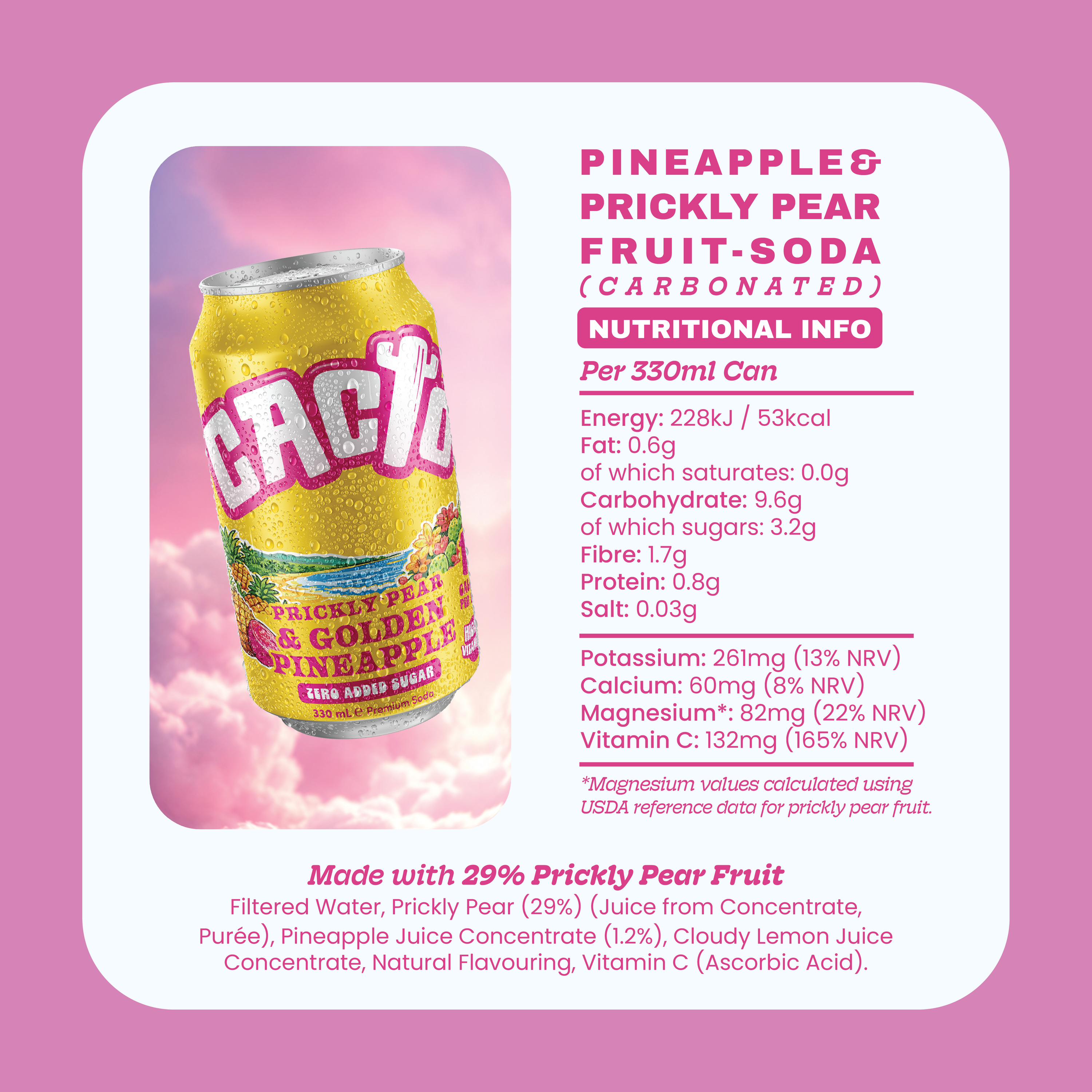 Golden Pineapple - Low Sugar Soda
