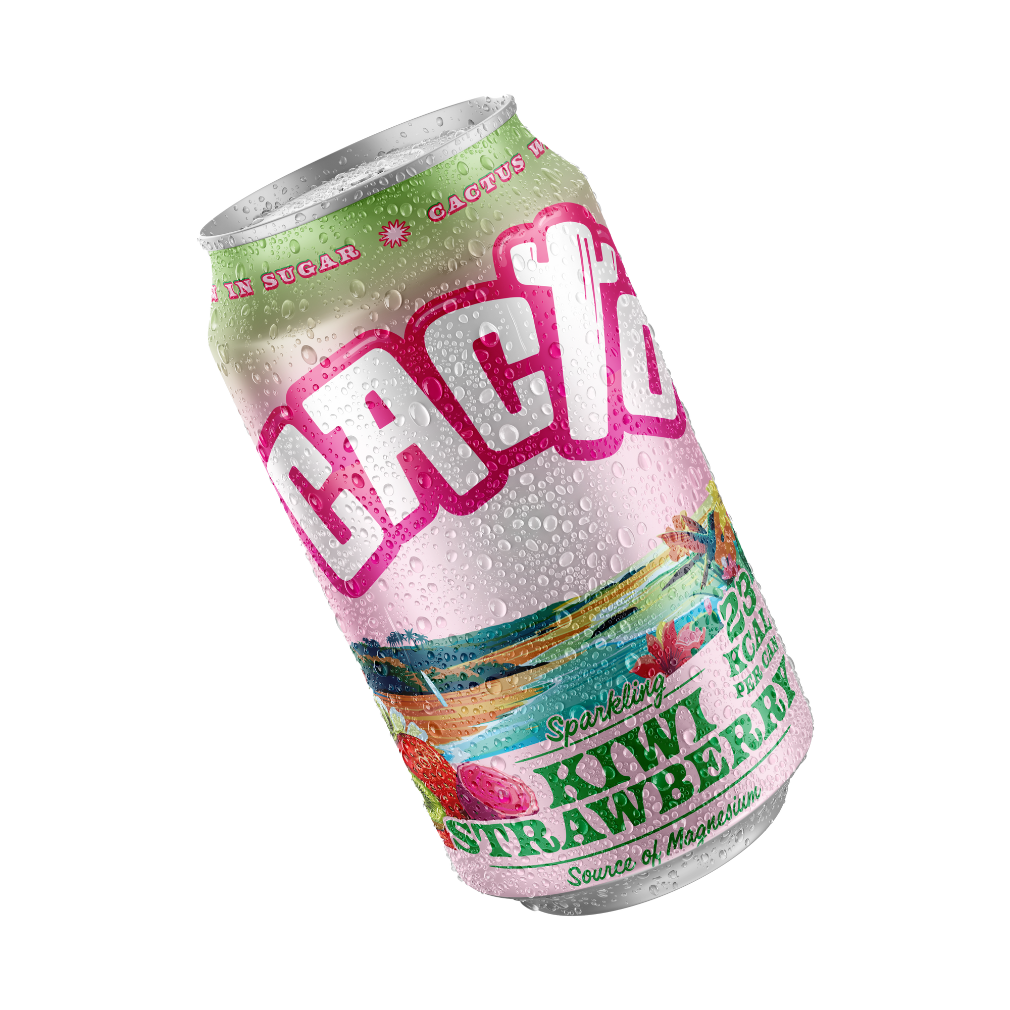 Prickly Pear, Kiwi & Strawberry - Low Sugar Soda