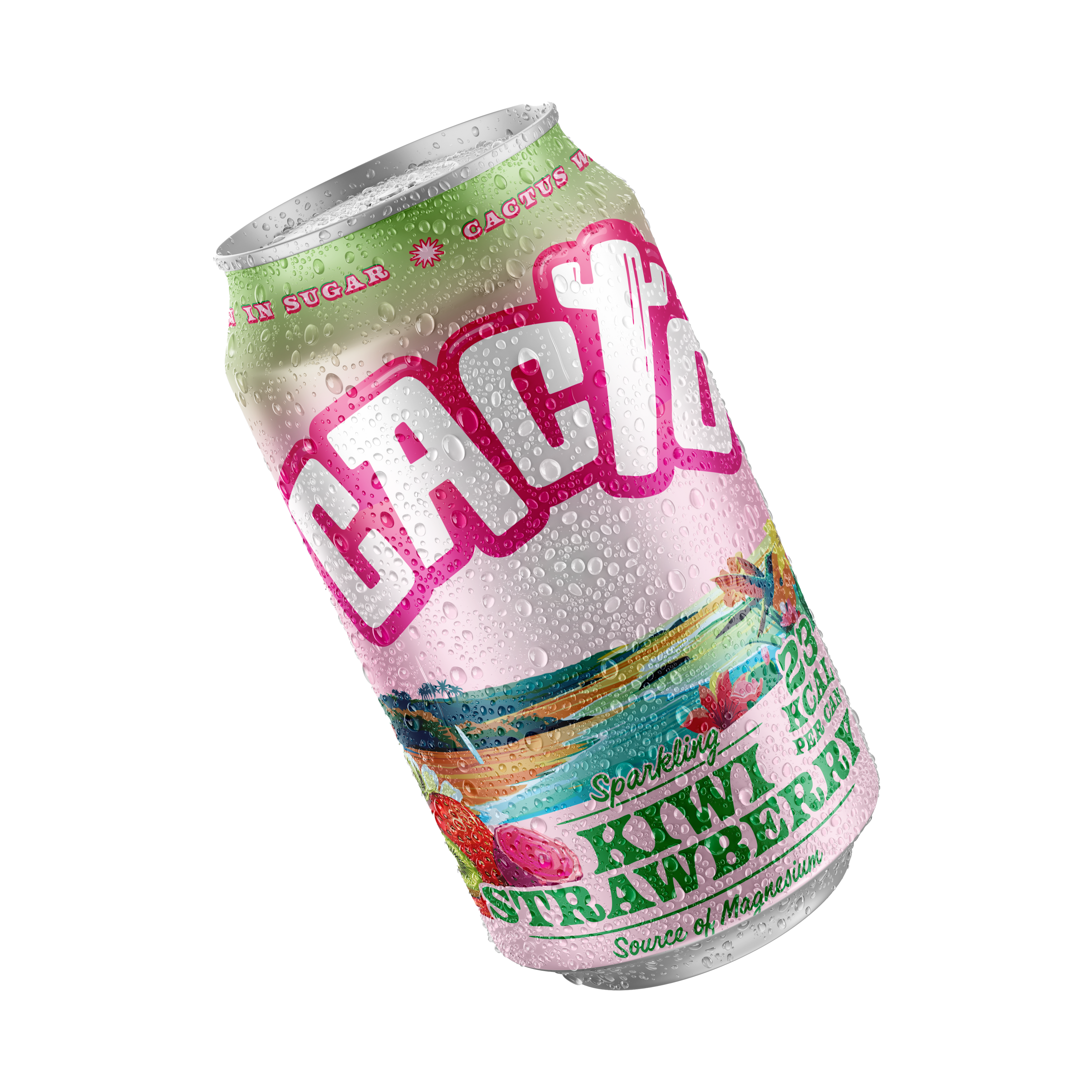 Prickly Pear, Kiwi & Strawberry - Low Sugar Soda