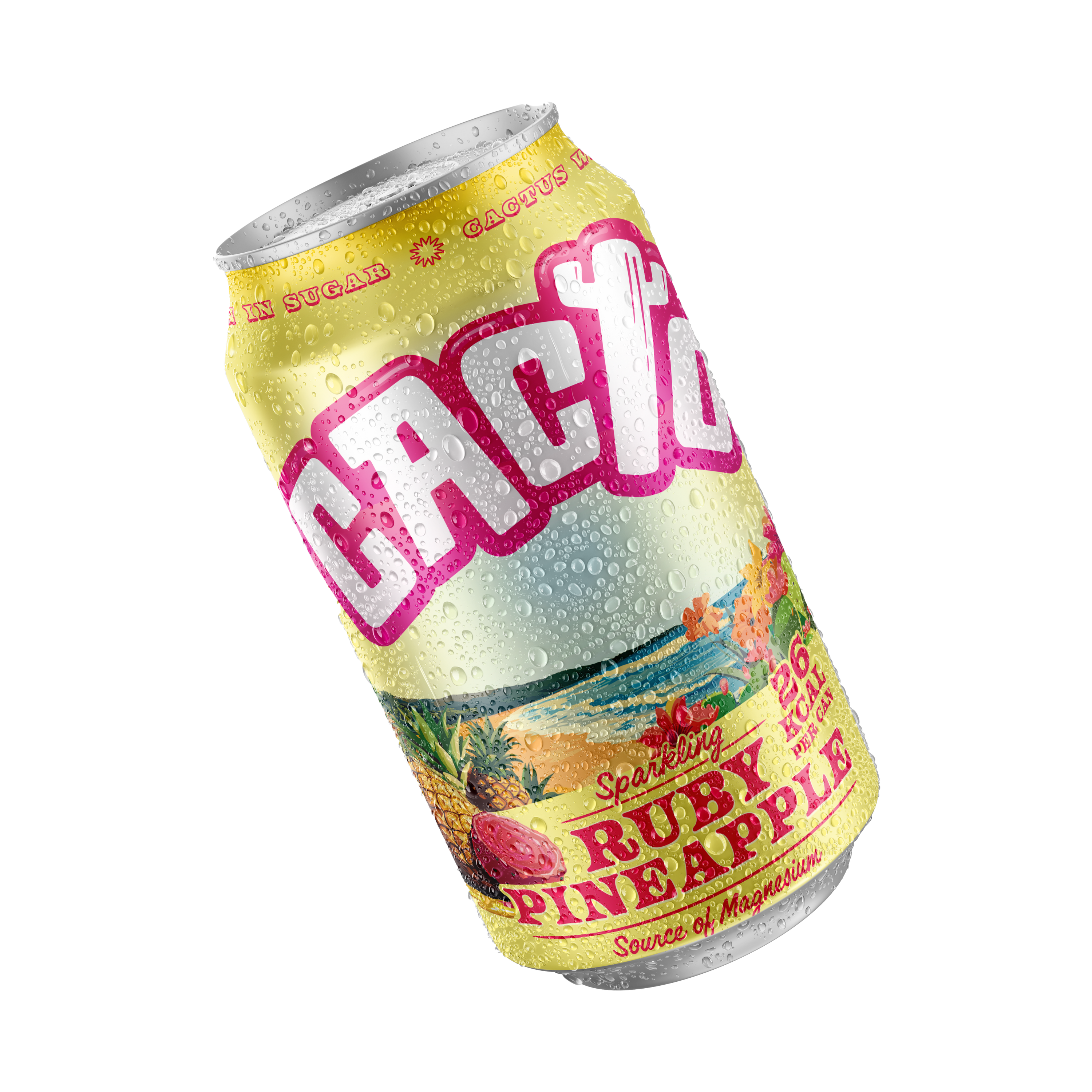 Prickly Pear & Pineapple - Low Sugar Soda