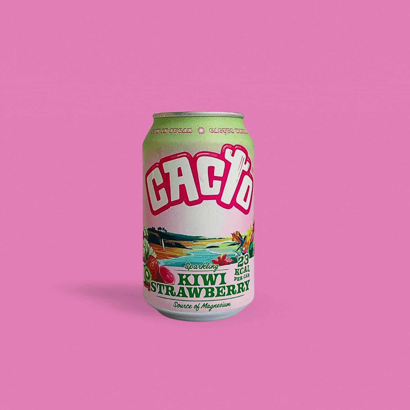 Prickly Pear, Kiwi & Strawberry - Low Sugar Soda