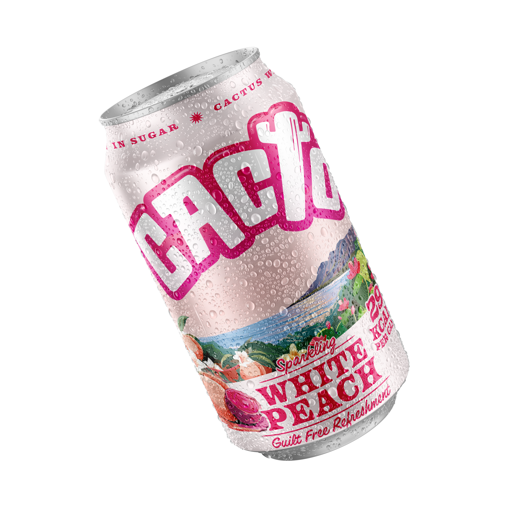 Prickly Pear & Peach - Low Sugar Soda