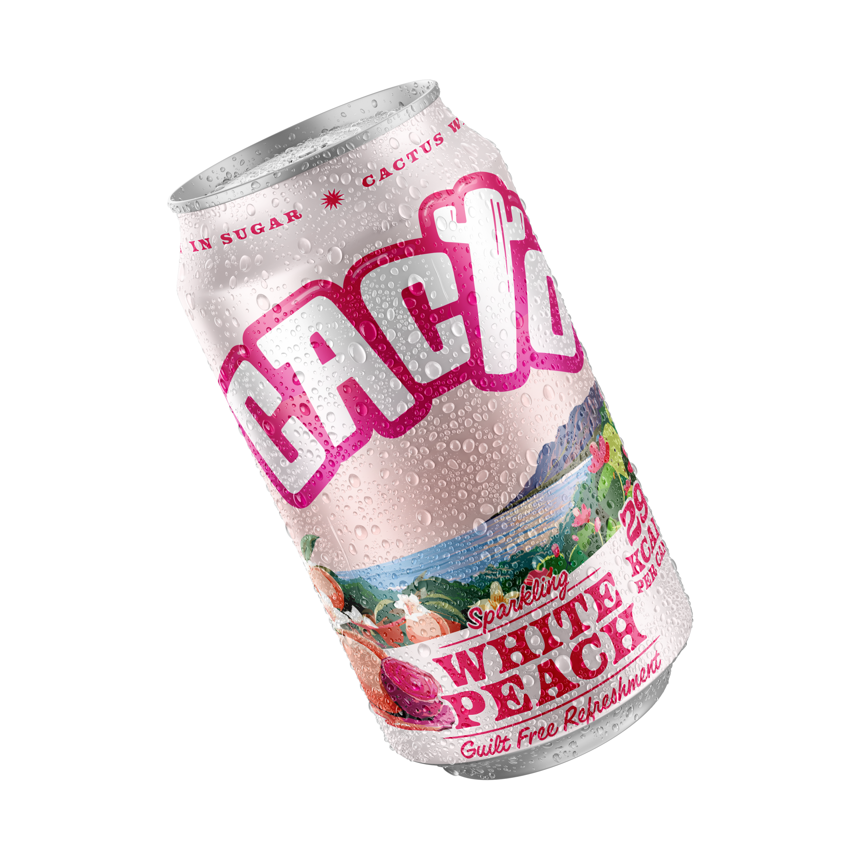 Prickly Pear & Peach - Low Sugar Soda