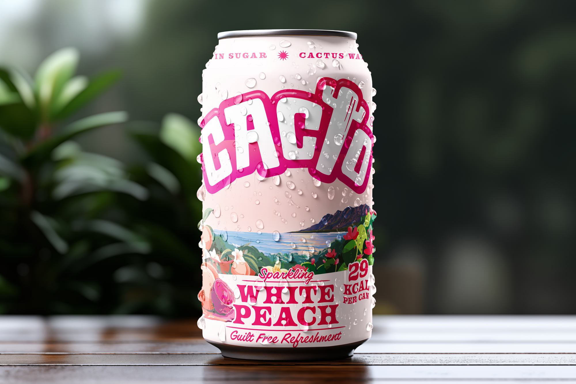 Prickly Pear & Peach - Low Sugar Soda